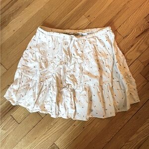 White Ruffled Skirt